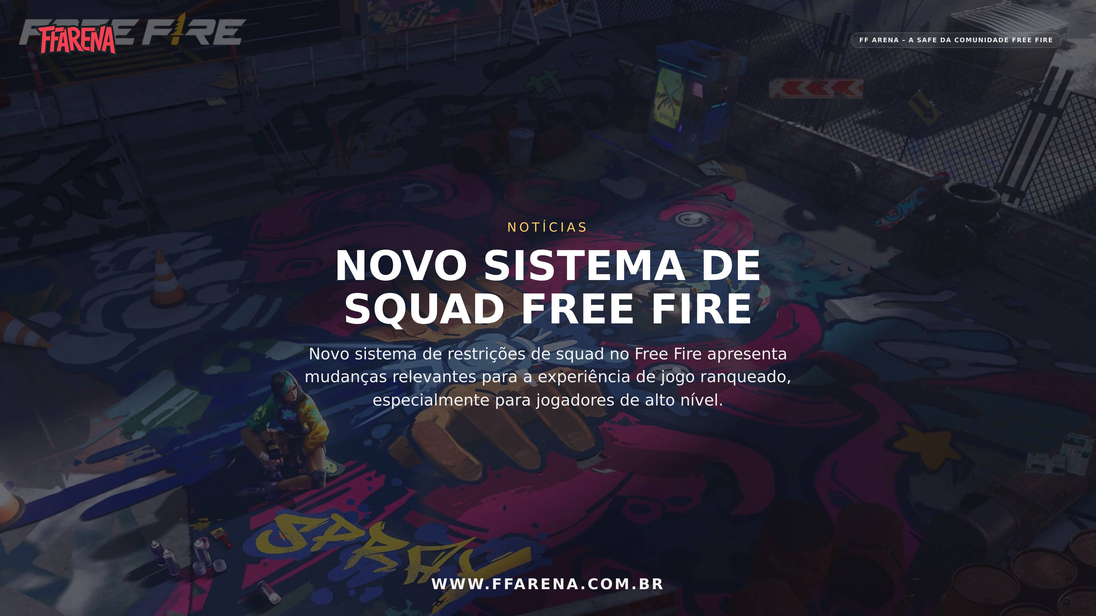 Novo Sistema de Restrições de Squad no Modo Ranqueado de Free Fire