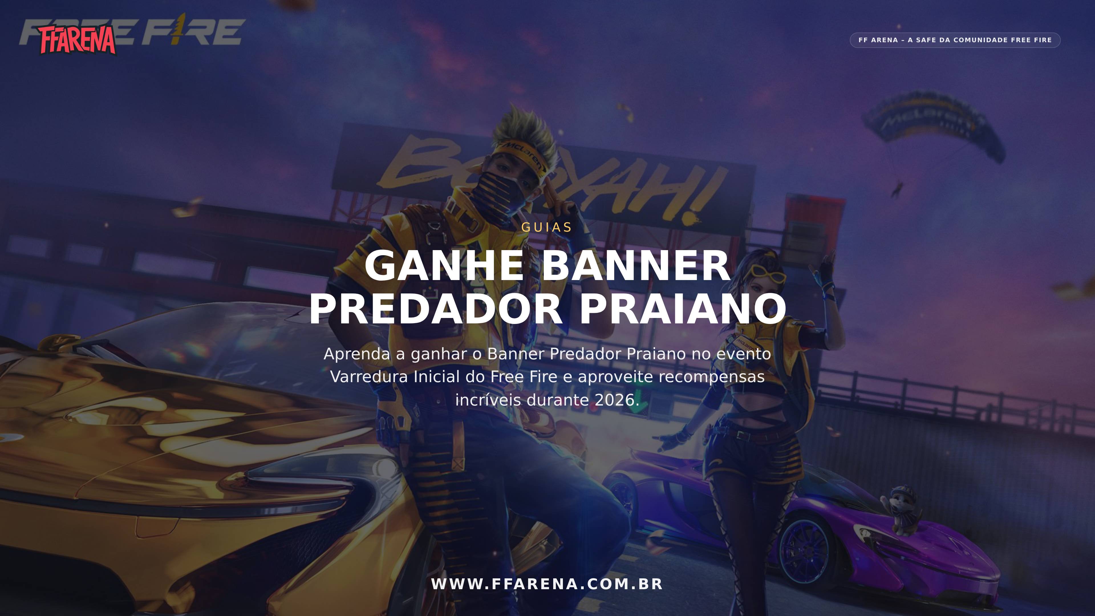 Free Fire: Como Ganhar Banner no Varredura Inicial