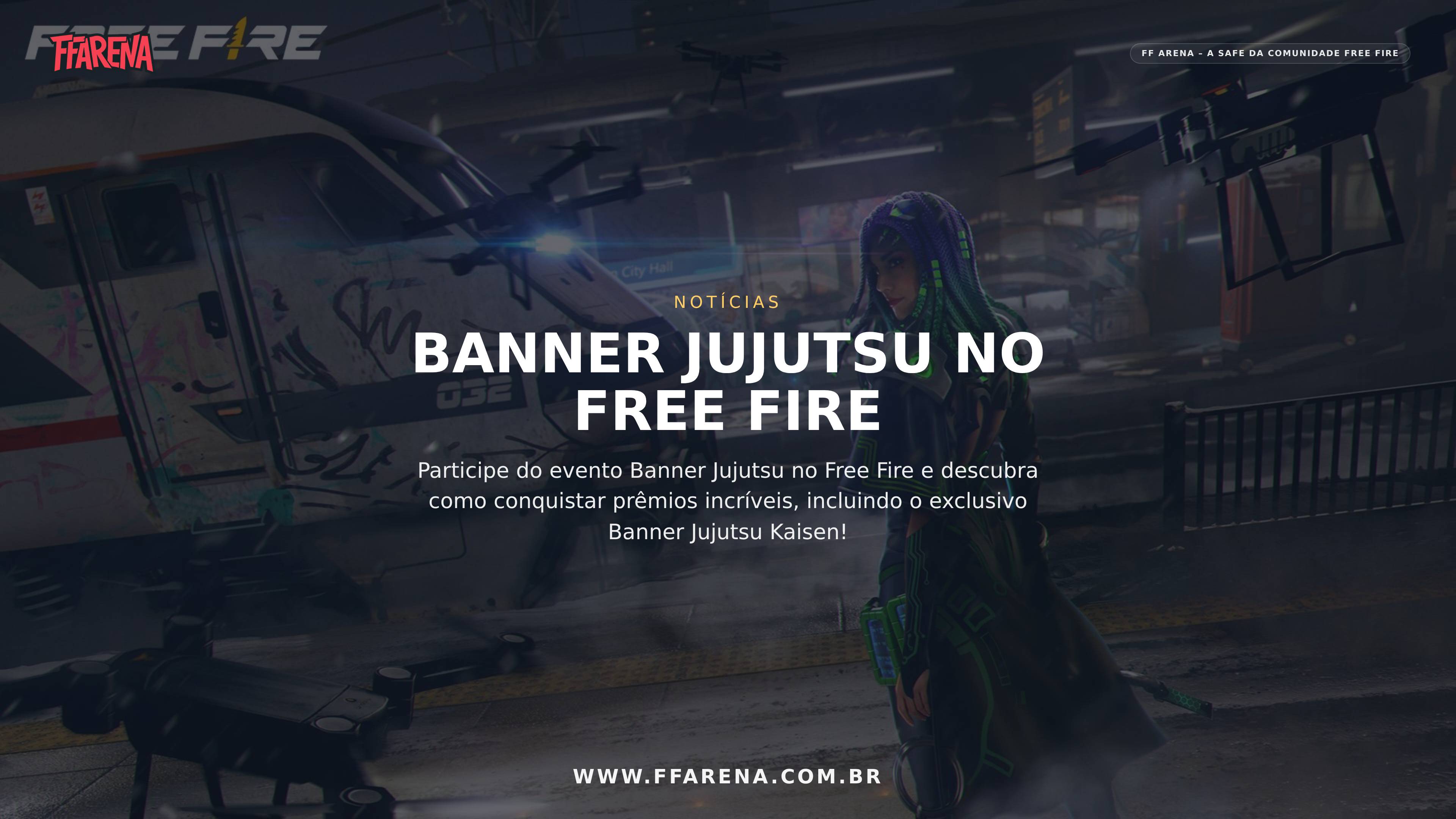 Como Ganhar o Banner Jujutsu no Evento do Free Fire