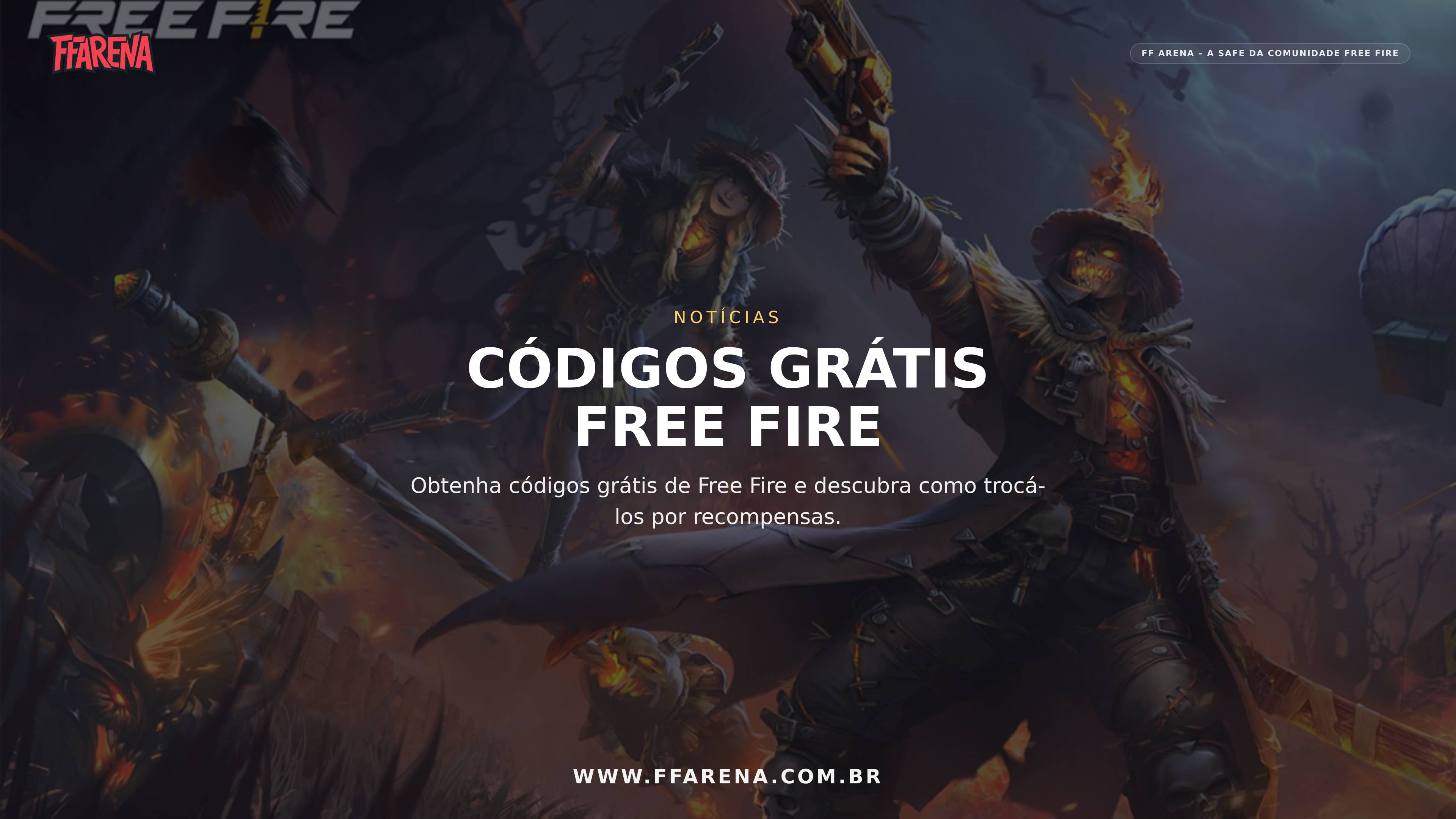 Códigos gratuitos de Free Fire para hoje, 20 de abril de 2026