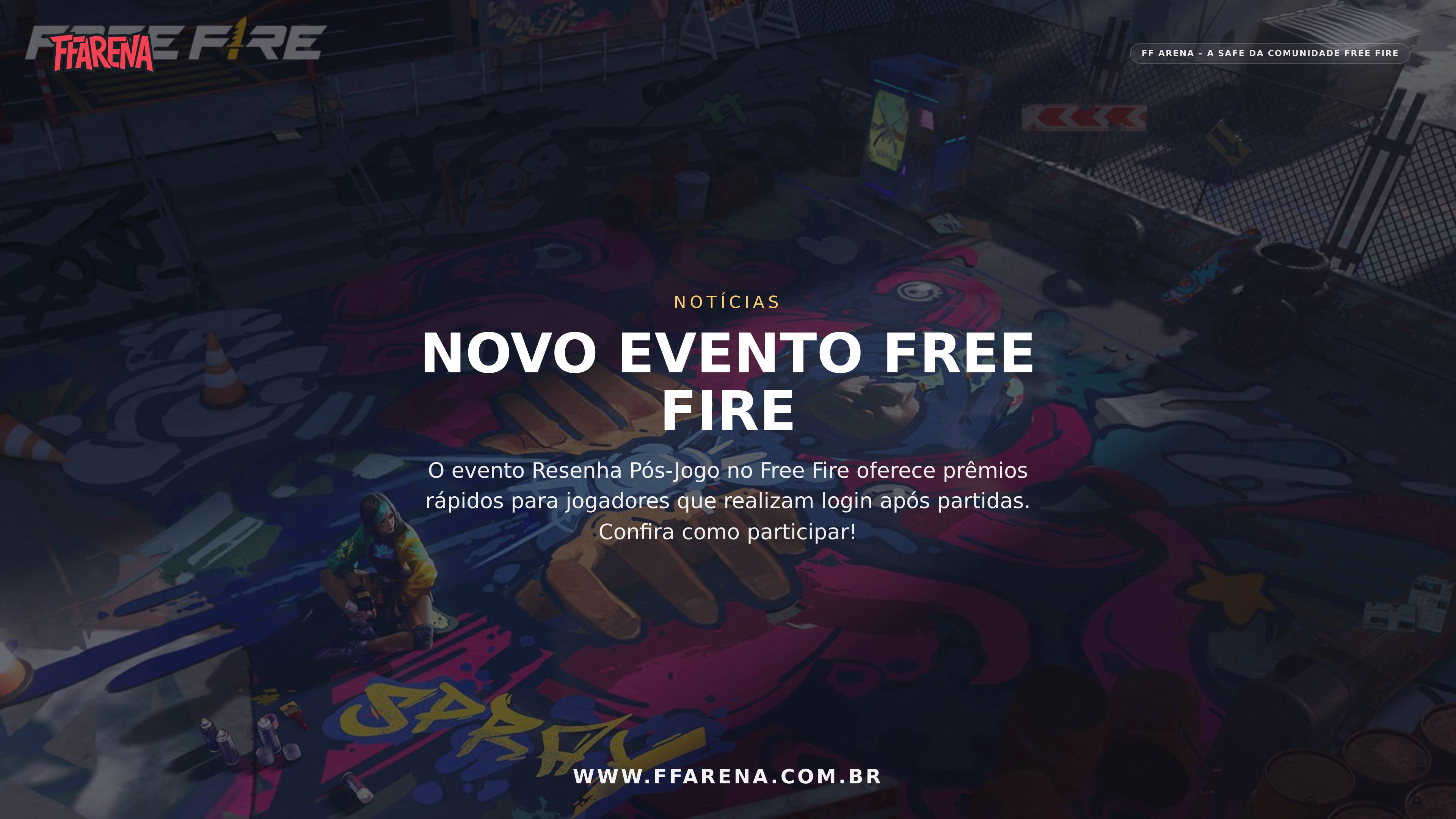 Resenha Pós-Jogo no Free Fire: Ganhe Ticket Vira-Carta