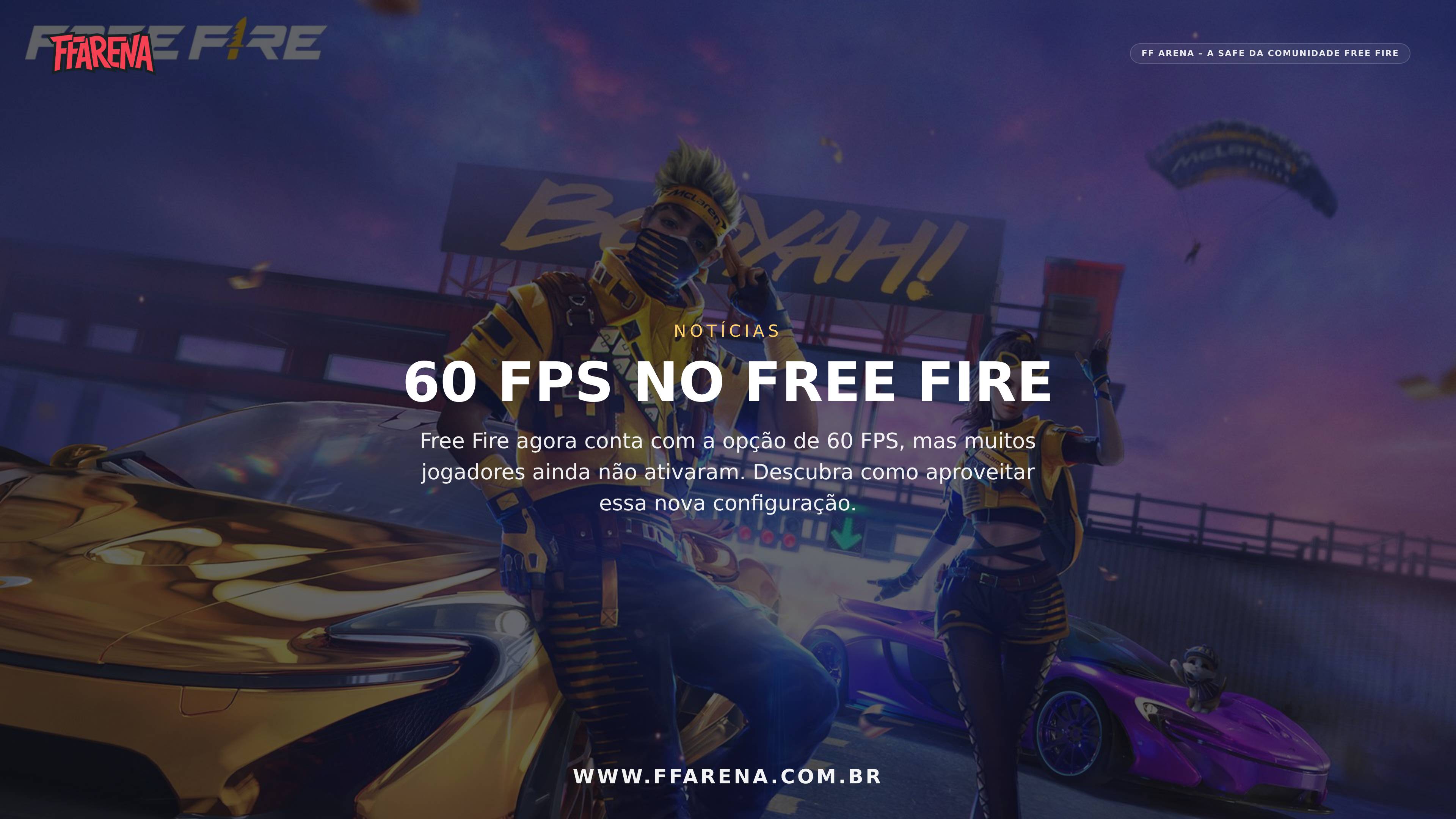 60 FPS no Free Fire: nova função liberada e ainda pouco utilizada