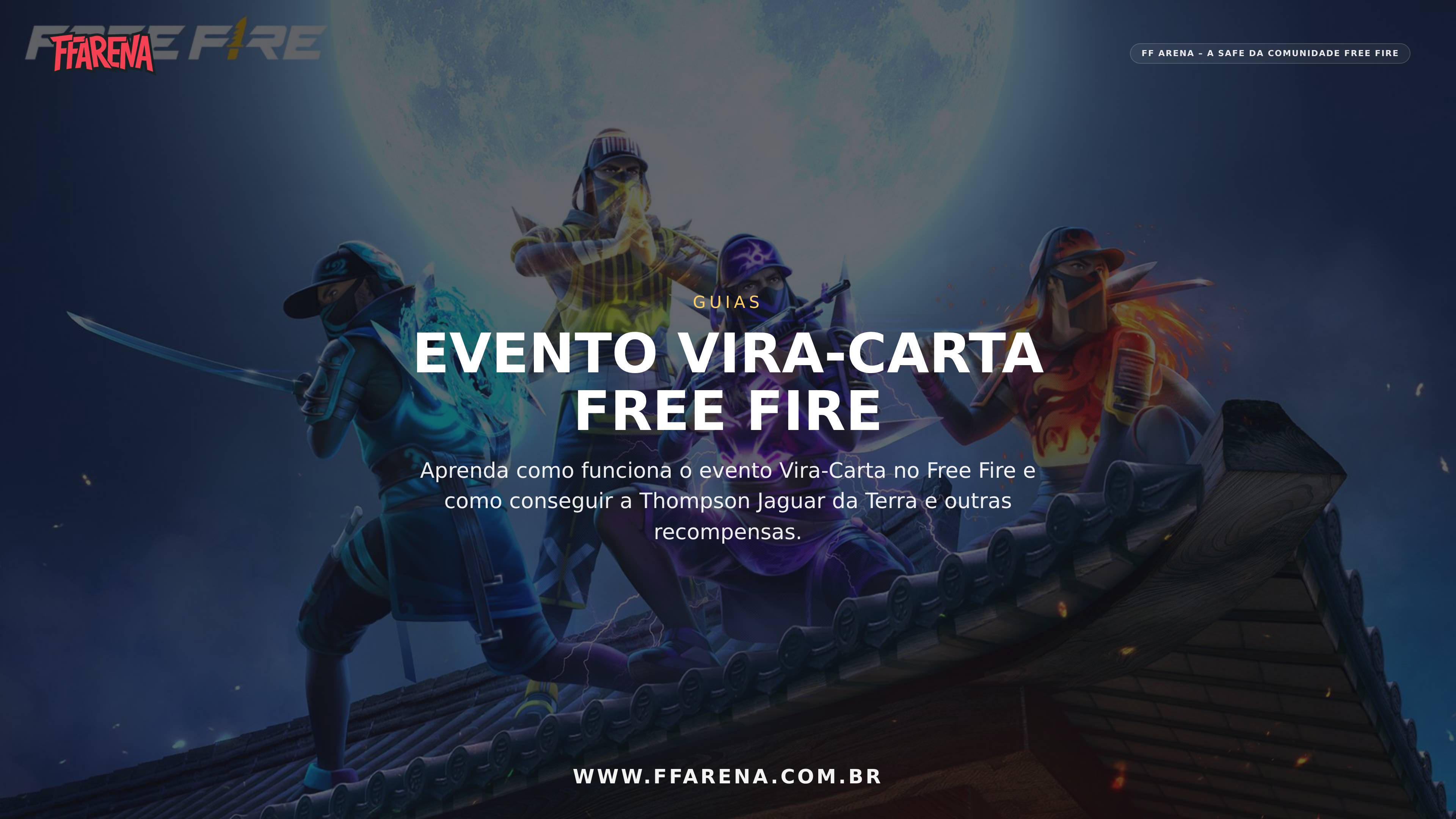 Vira-Carta Free Fire: Como obter a Thompson Jaguar da Terra