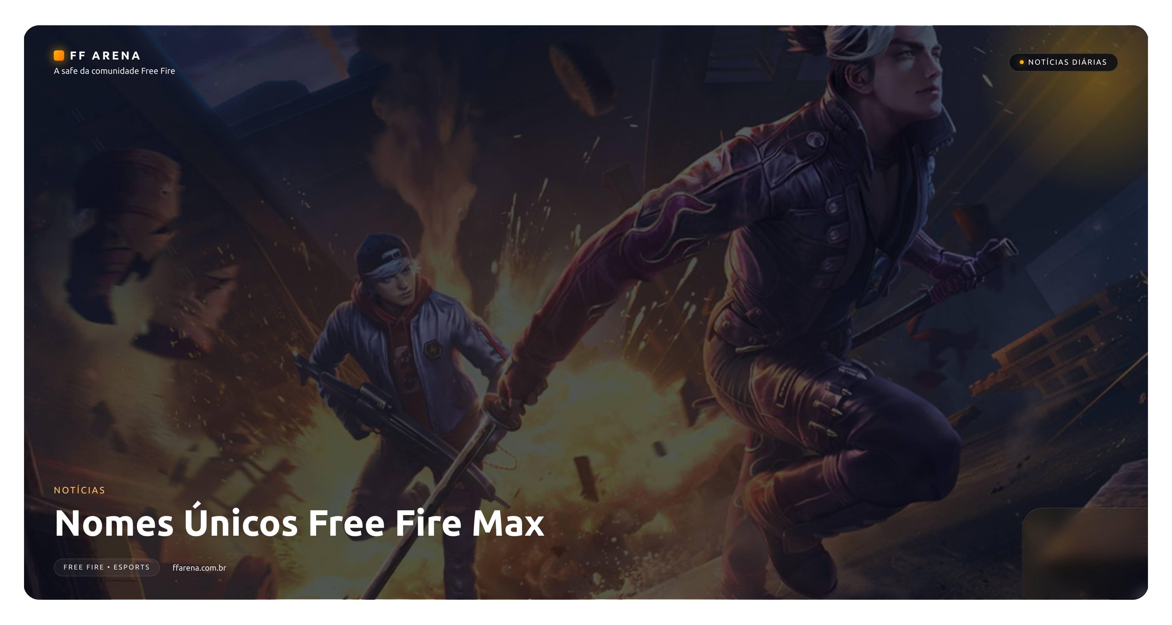 30 Nomes Únicos para IGN em Free Fire Max