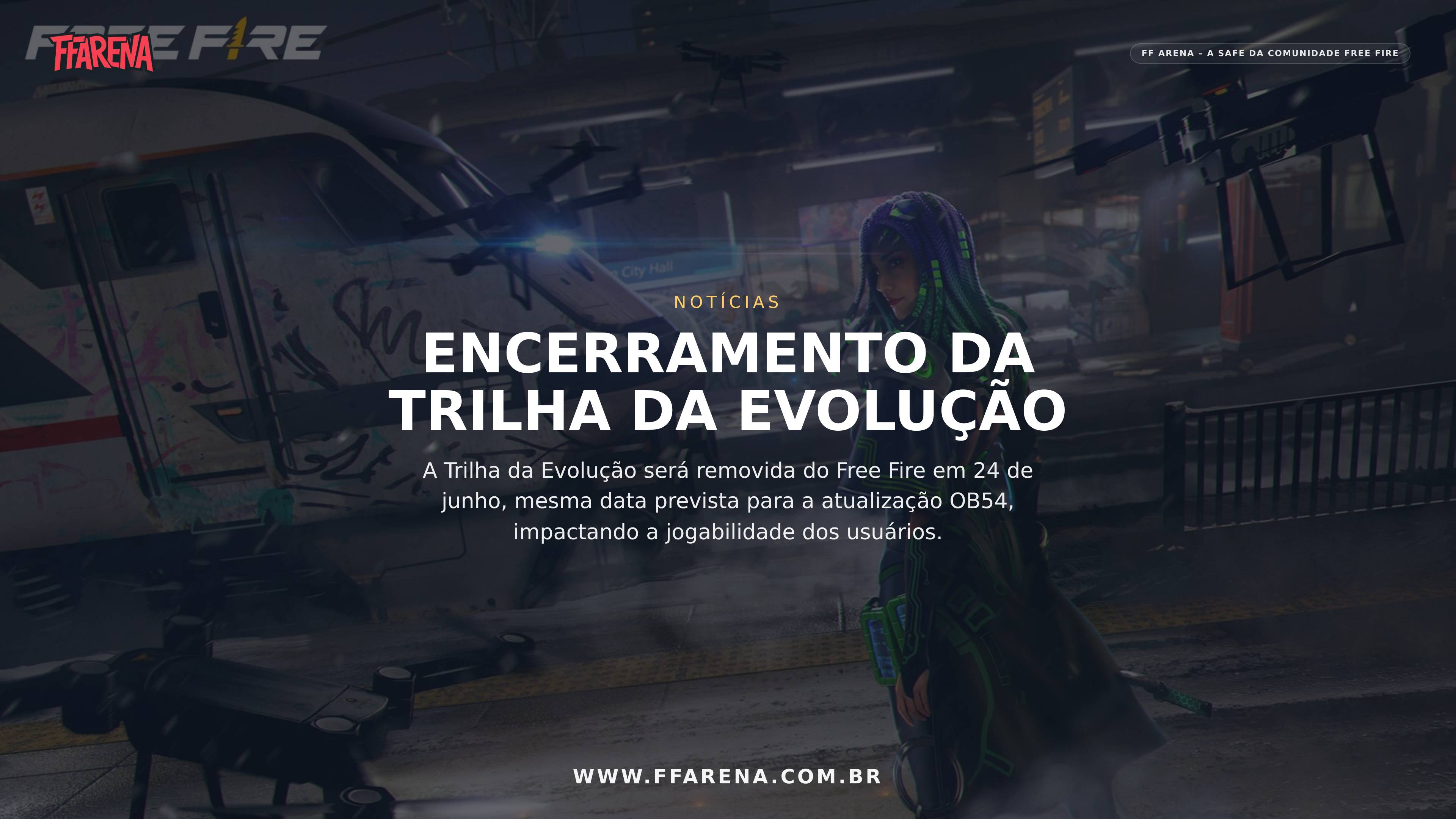 Free Fire encerrará a Trilha da Evolução na atualização OB54