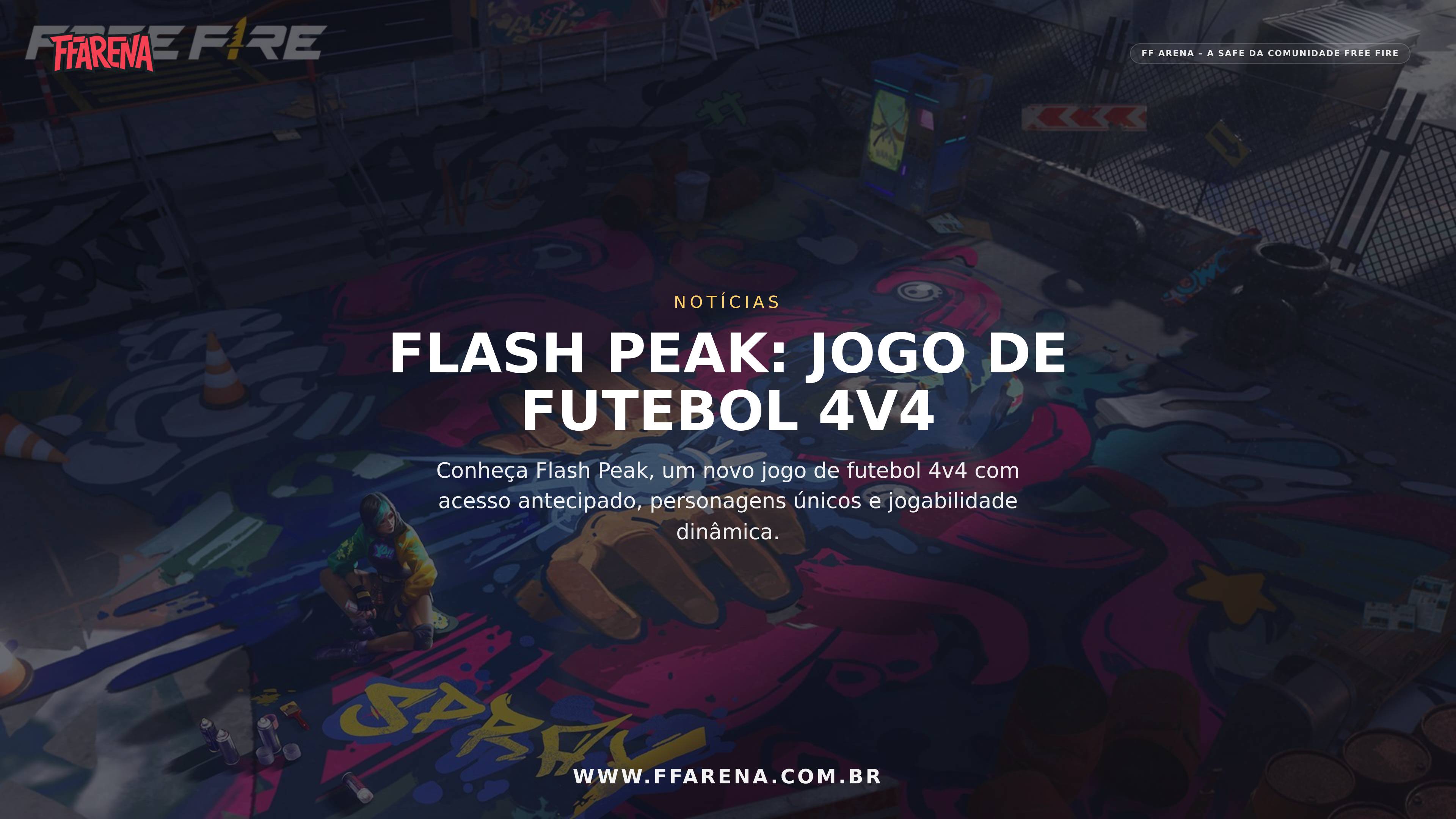 Flash Peak: jogo de futebol 4v4 aparece em teste
