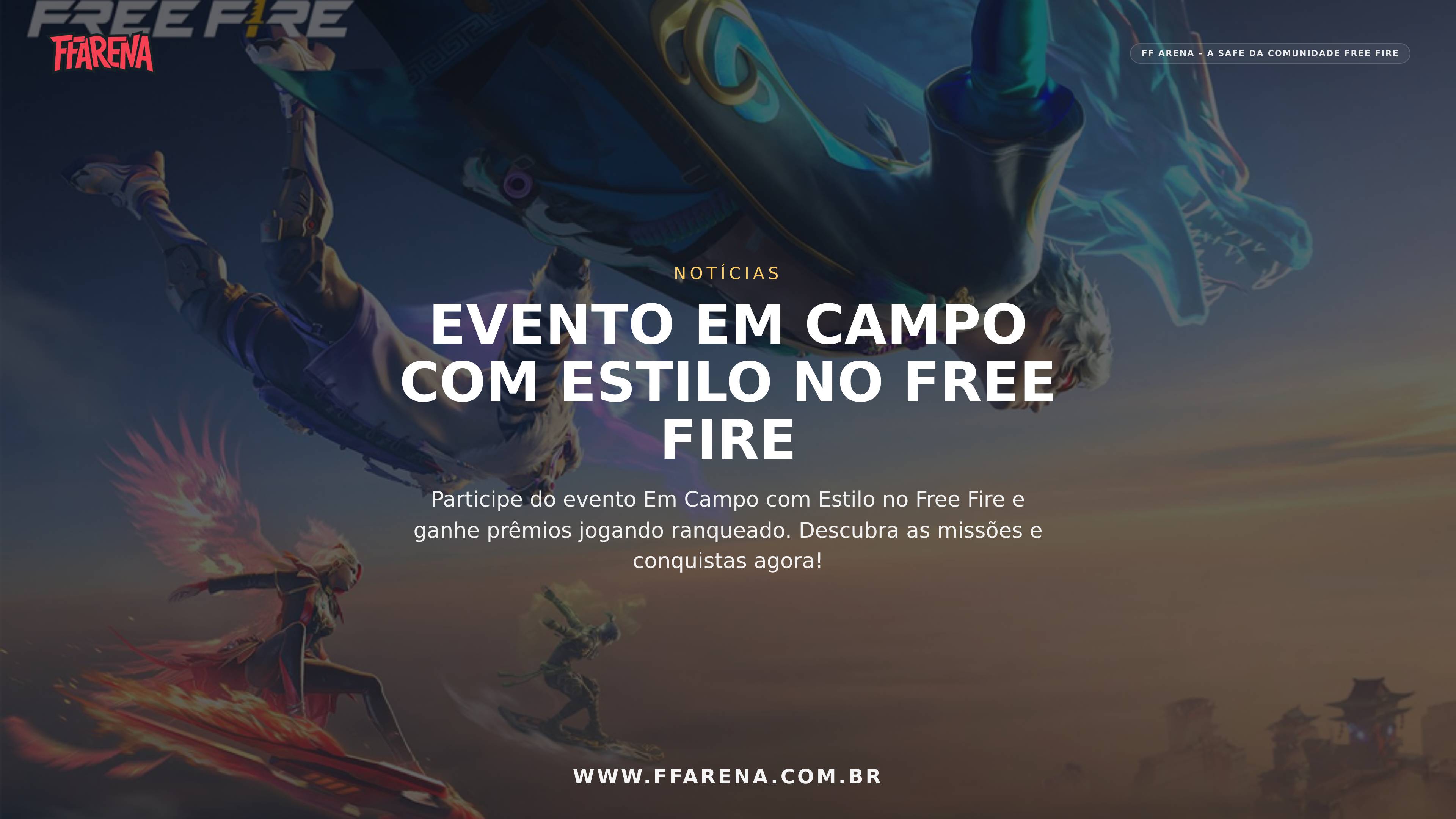 Como Ganhar o Personagem Jogador de Futebol no Evento Em Campo com Estilo no Free Fire