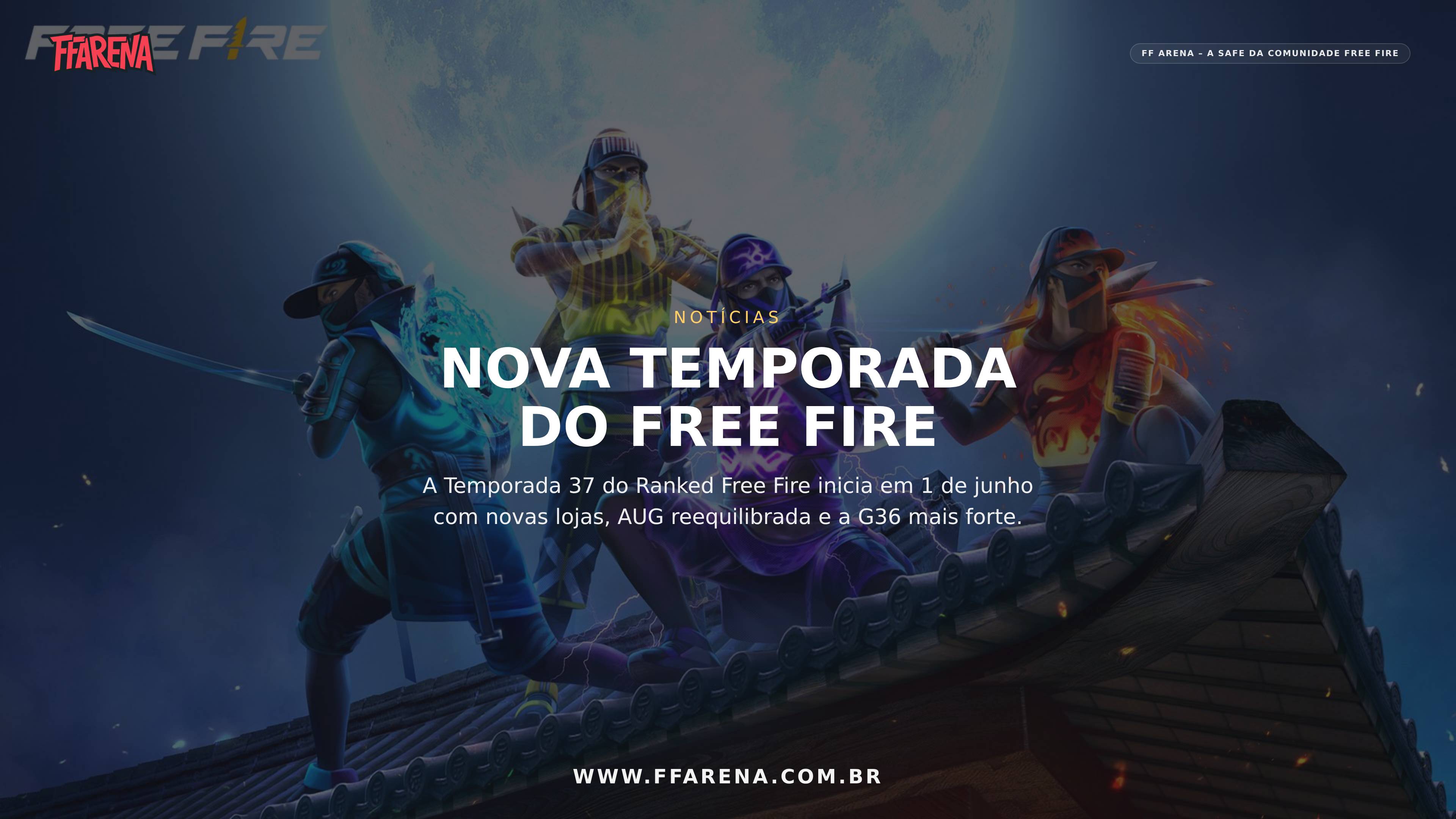 Contra Squad do Free Fire reinicia em 1 de junho com mudanças