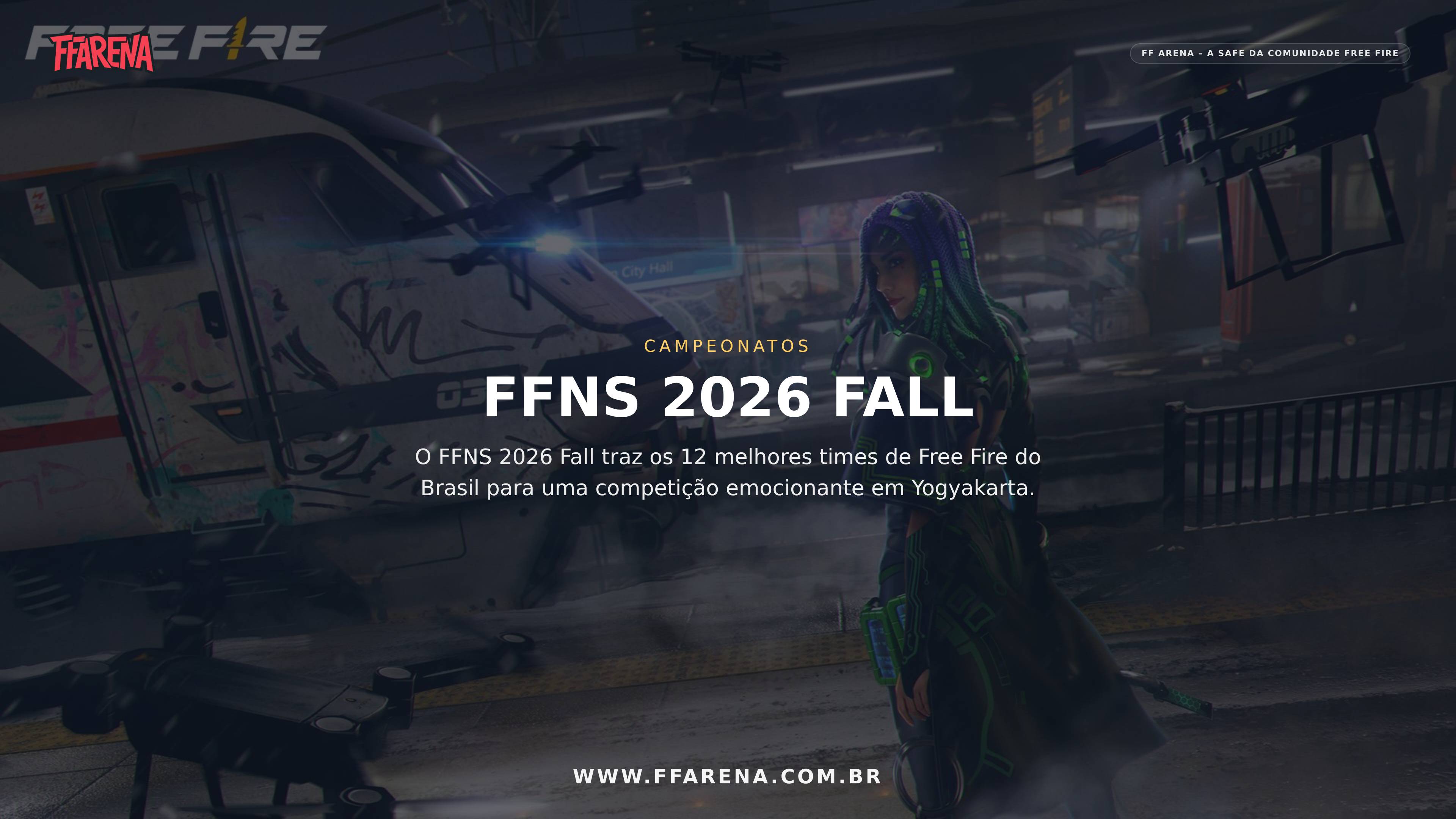 FFNS 2026 Fall Reúne os 12 Melhores Times de Free Fire em Yogyakarta