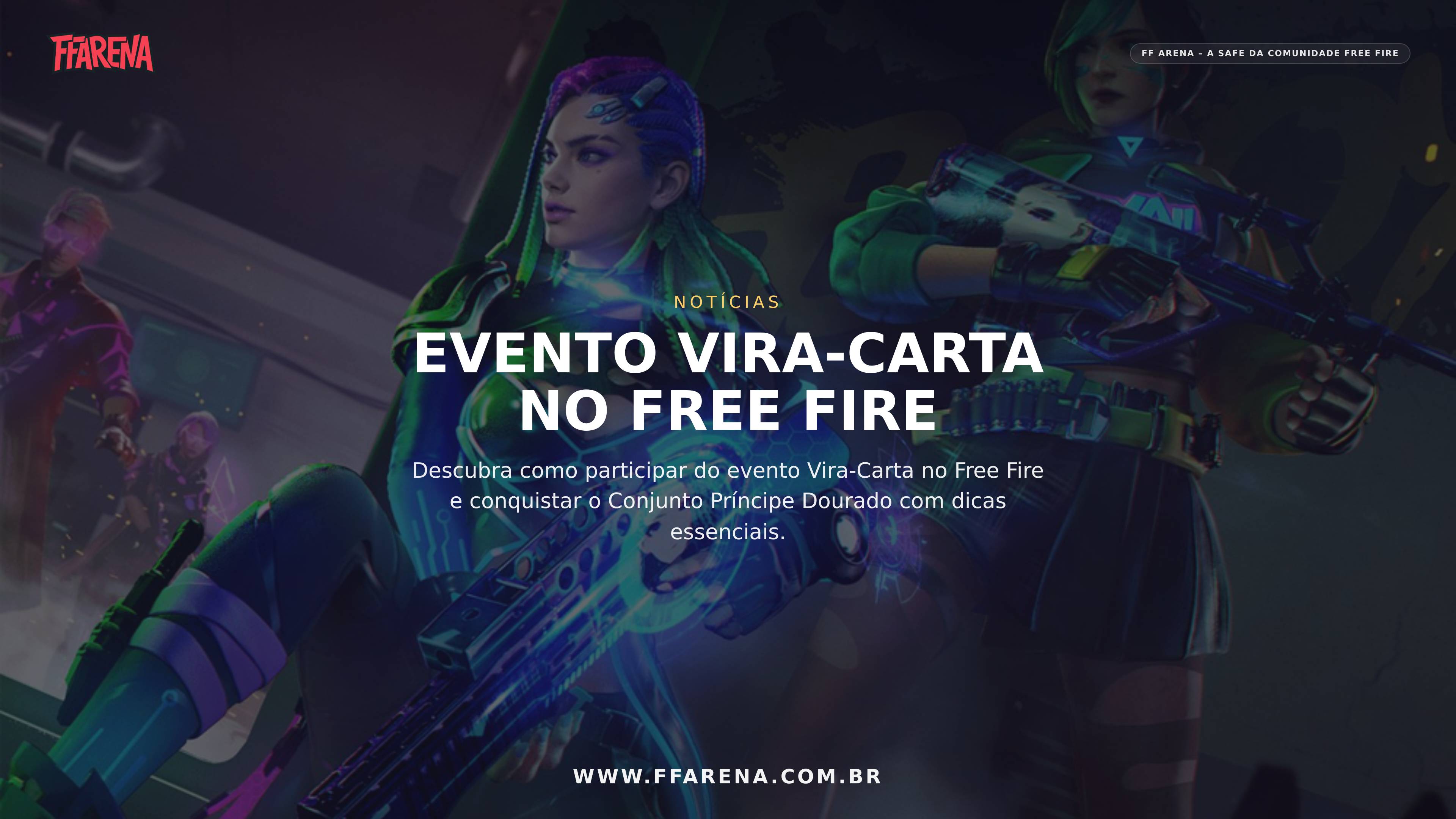 Vira-Carta Free Fire: Como Conseguir o Conjunto Príncipe Dourado