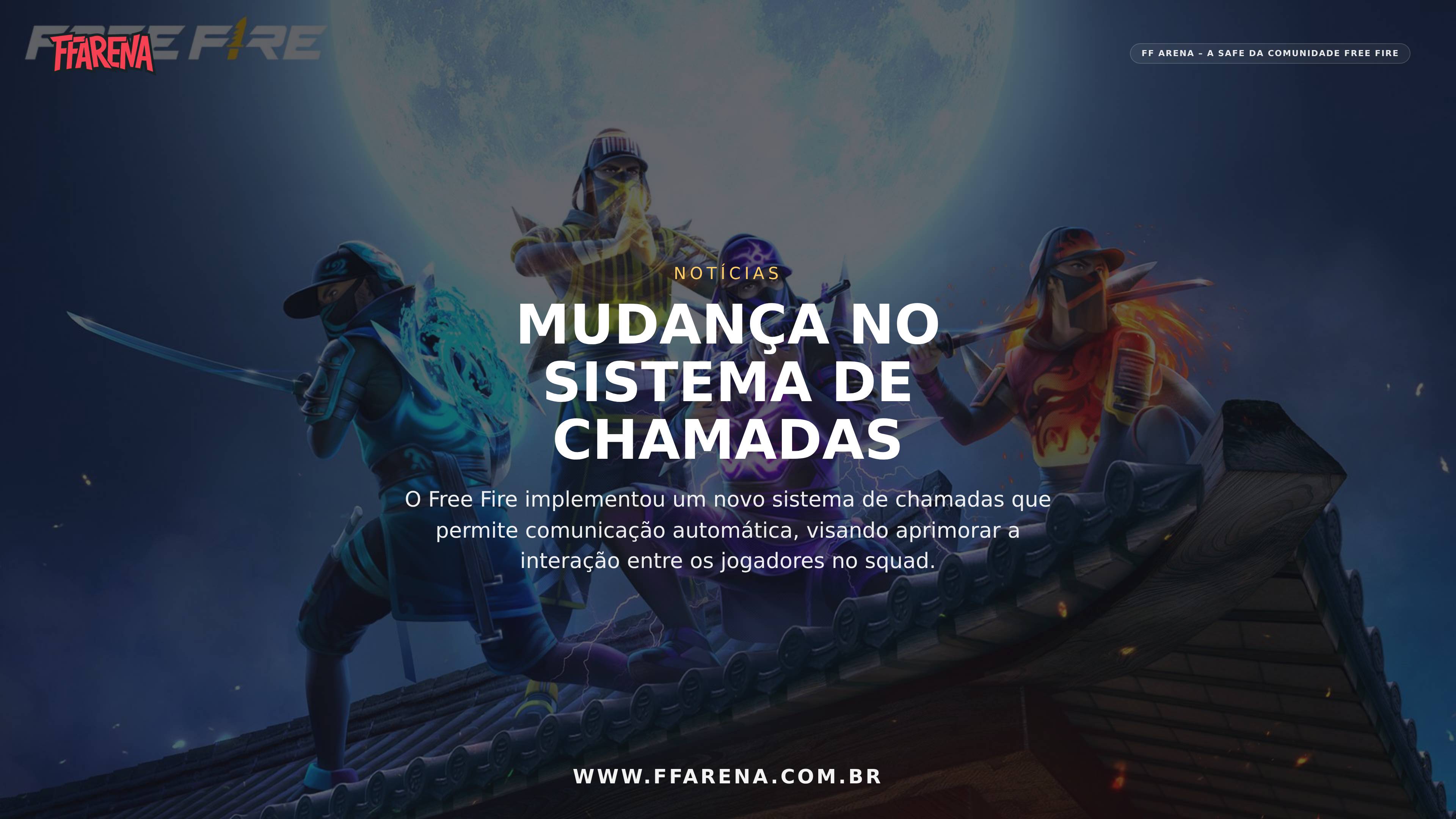 Free Fire muda o sistema de chamadas e muitos não perceberam