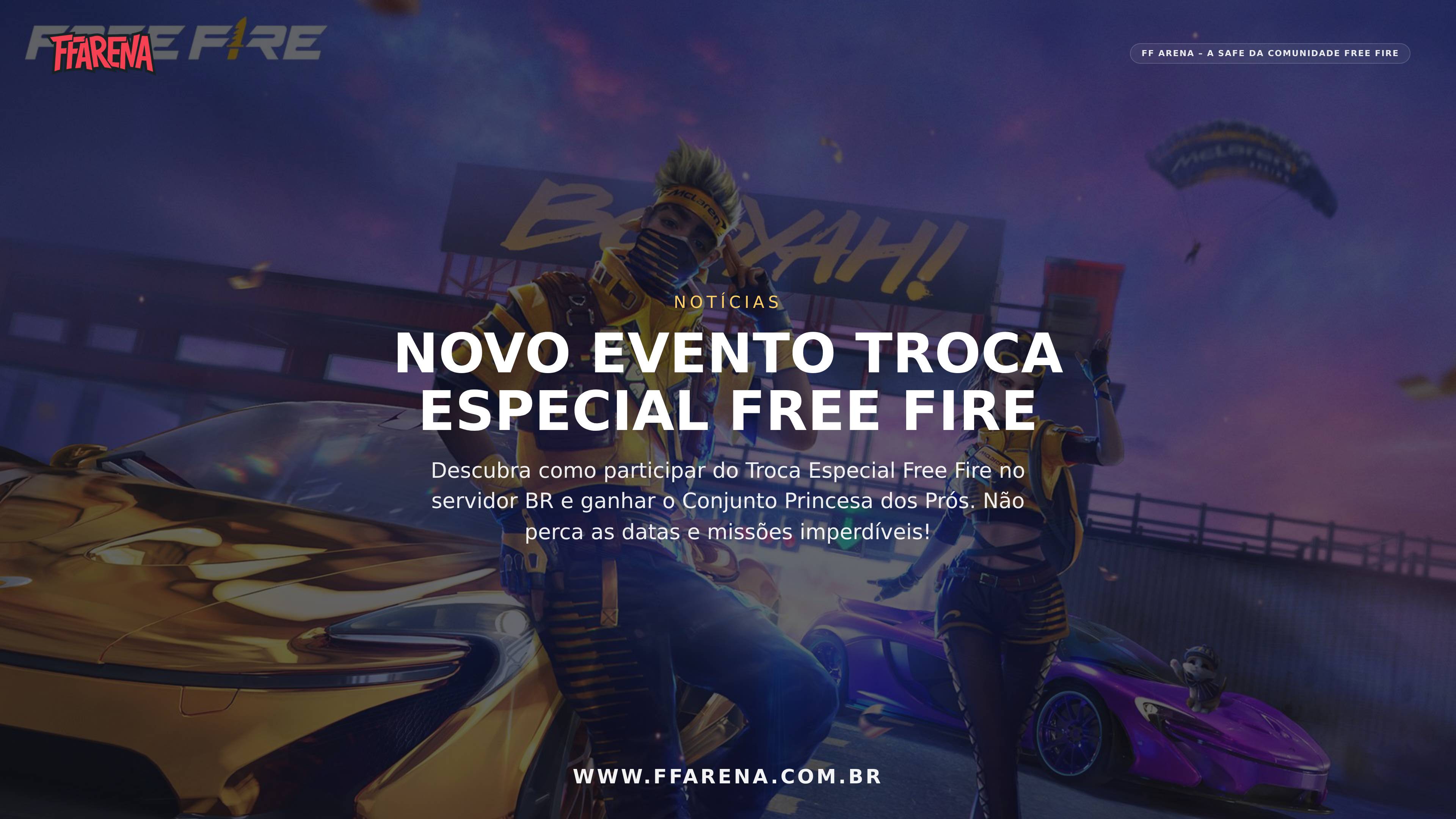 Novo Evento Troca Especial No Free Fire: Ganhe O Conjunto