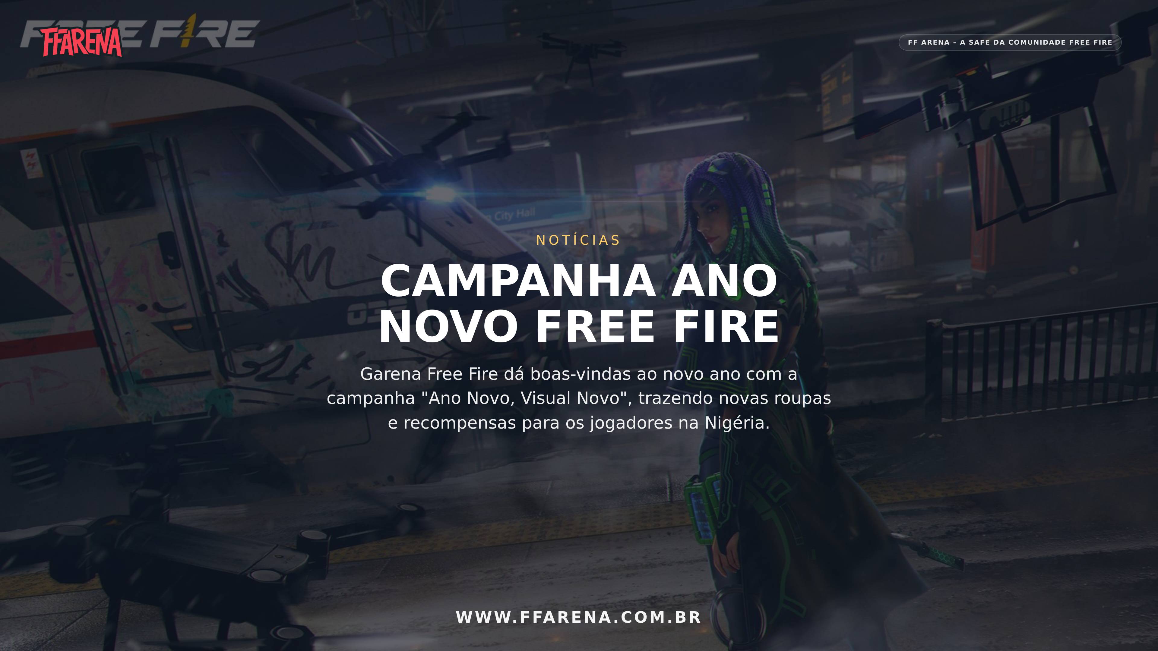 Campanha “Ano Novo, Visual Novo” do Free Fire é lançada na Nigéria