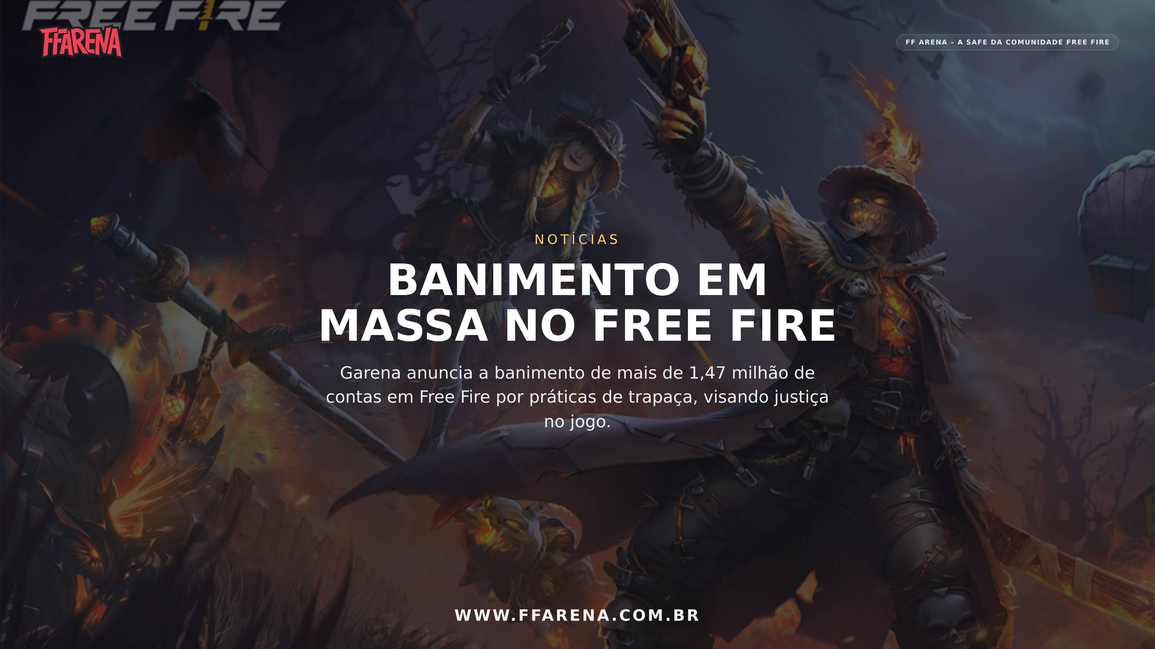 Proibição em Massa no Free Fire: Mais de 1,47 Milhão de Contas Banidas em Todos os Servidores