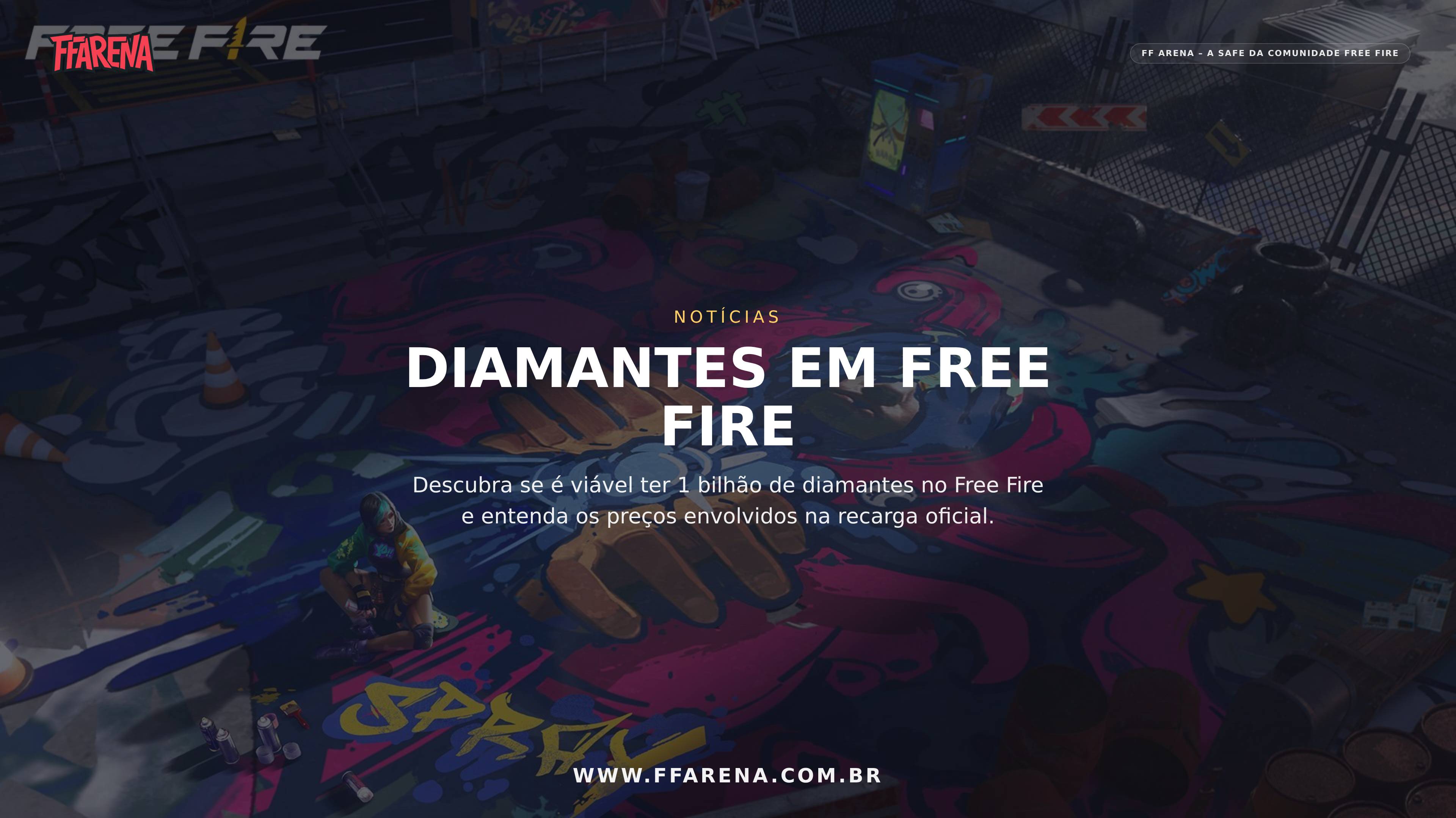 Dá pra ter 1 bilhão de diamantes no Free Fire?
